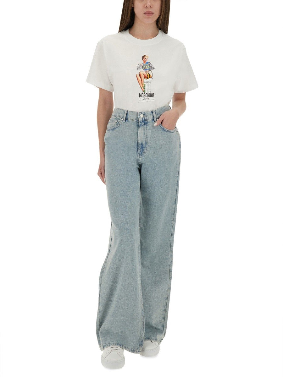 MOSCHINO JEANS - Woman - Blue - Jeans