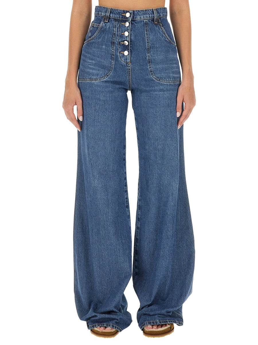 Etro - Woman - Blue - Jeans
