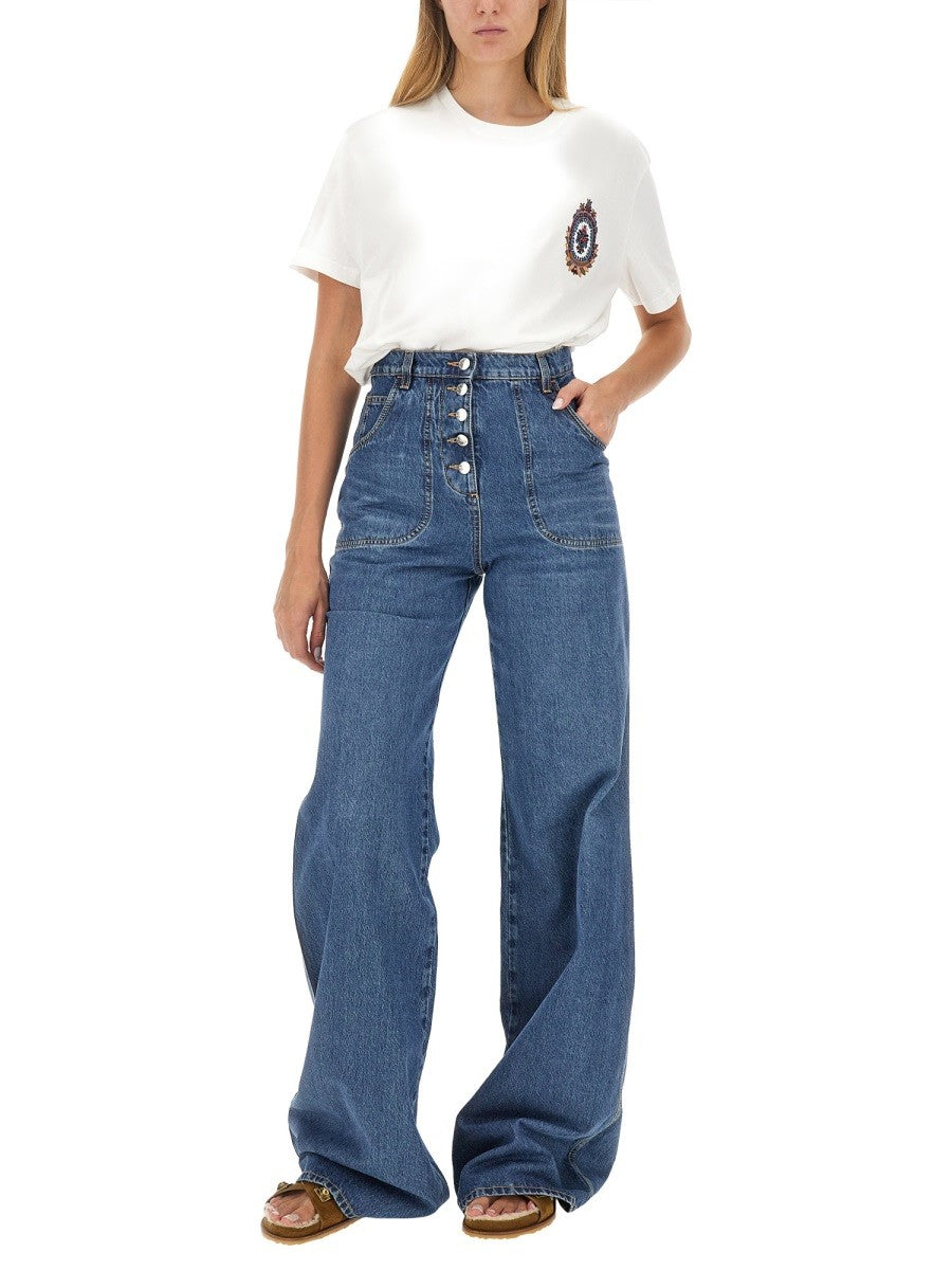 Etro - Woman - Blue - Jeans