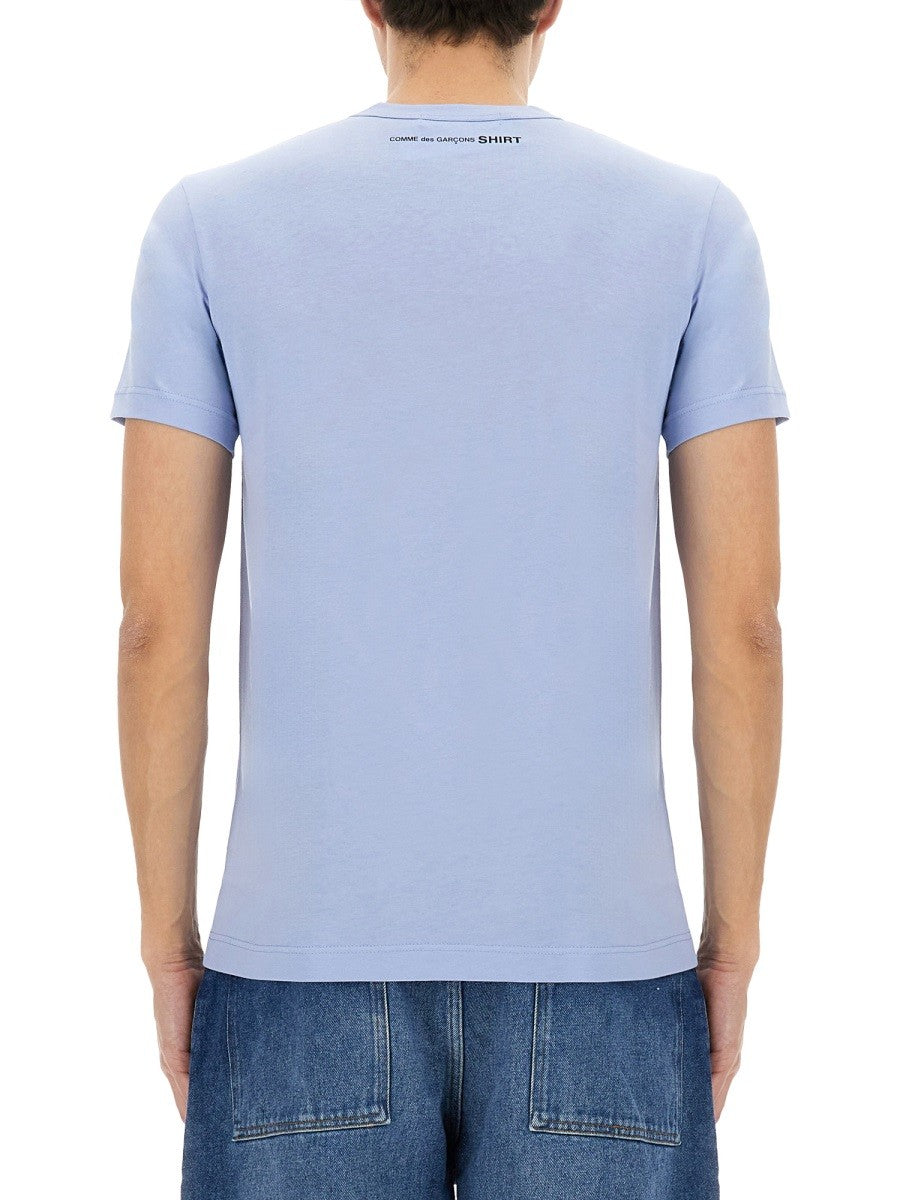 COMME DES GARCONS SHIRT - Man - Blue - T-shirt