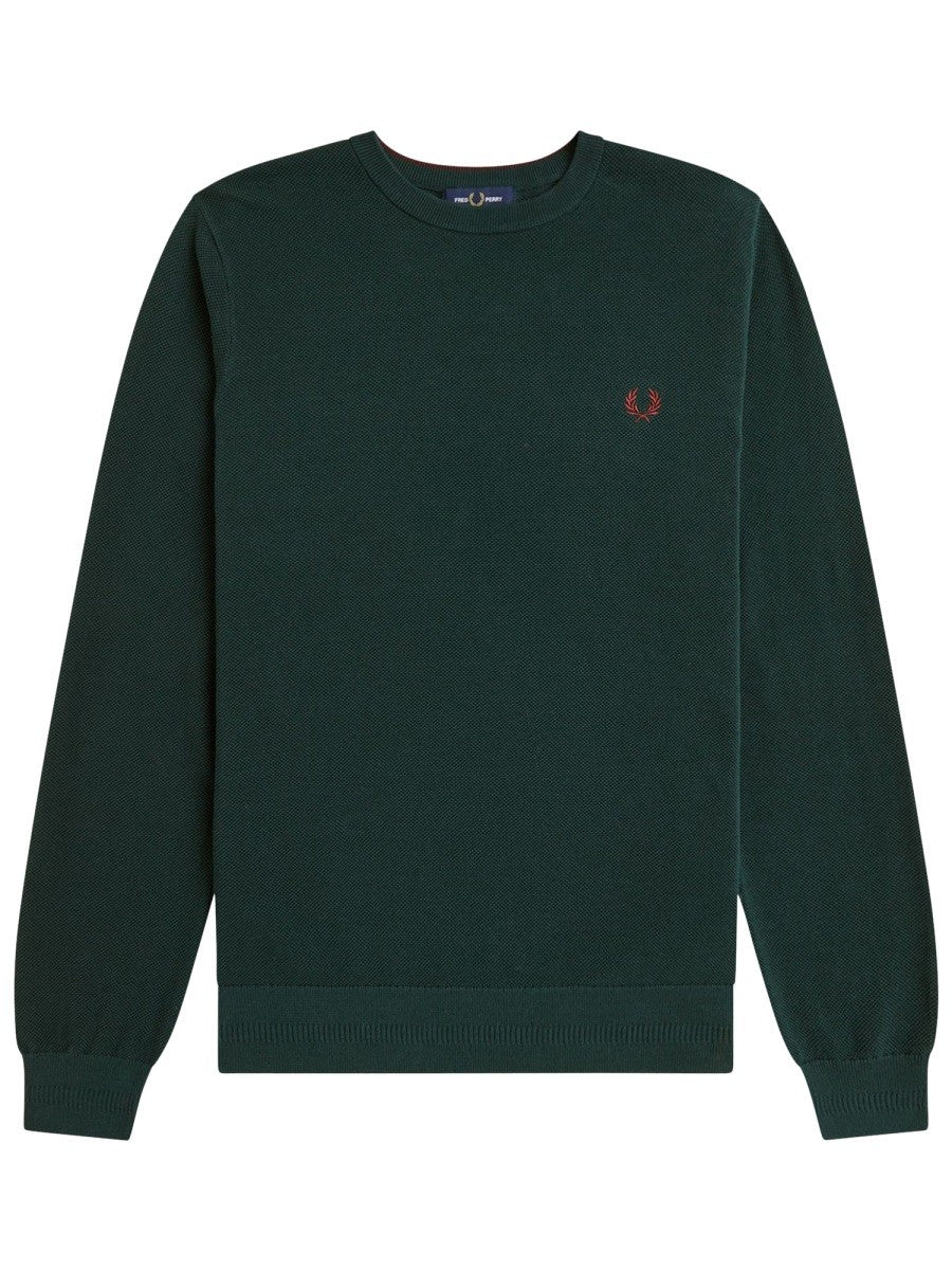 FRED PERRY - Man - Green - Sweater