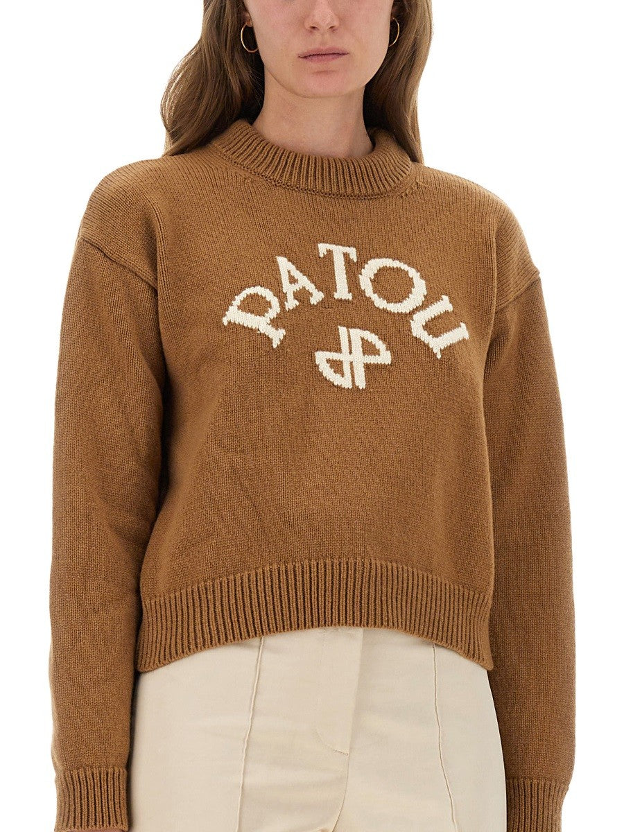 PATOU - Woman - Brown - Sweatshirt