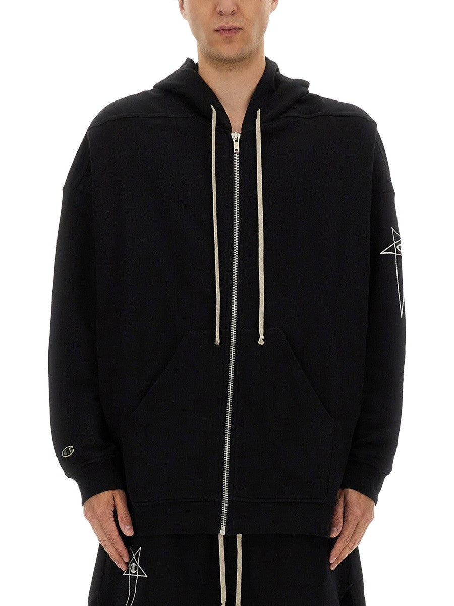 CHAMPION X RICK OWENS - Man - Black - Sweatshirt