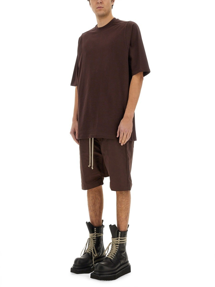 RICK OWENS - Man - Brown - T-shirt