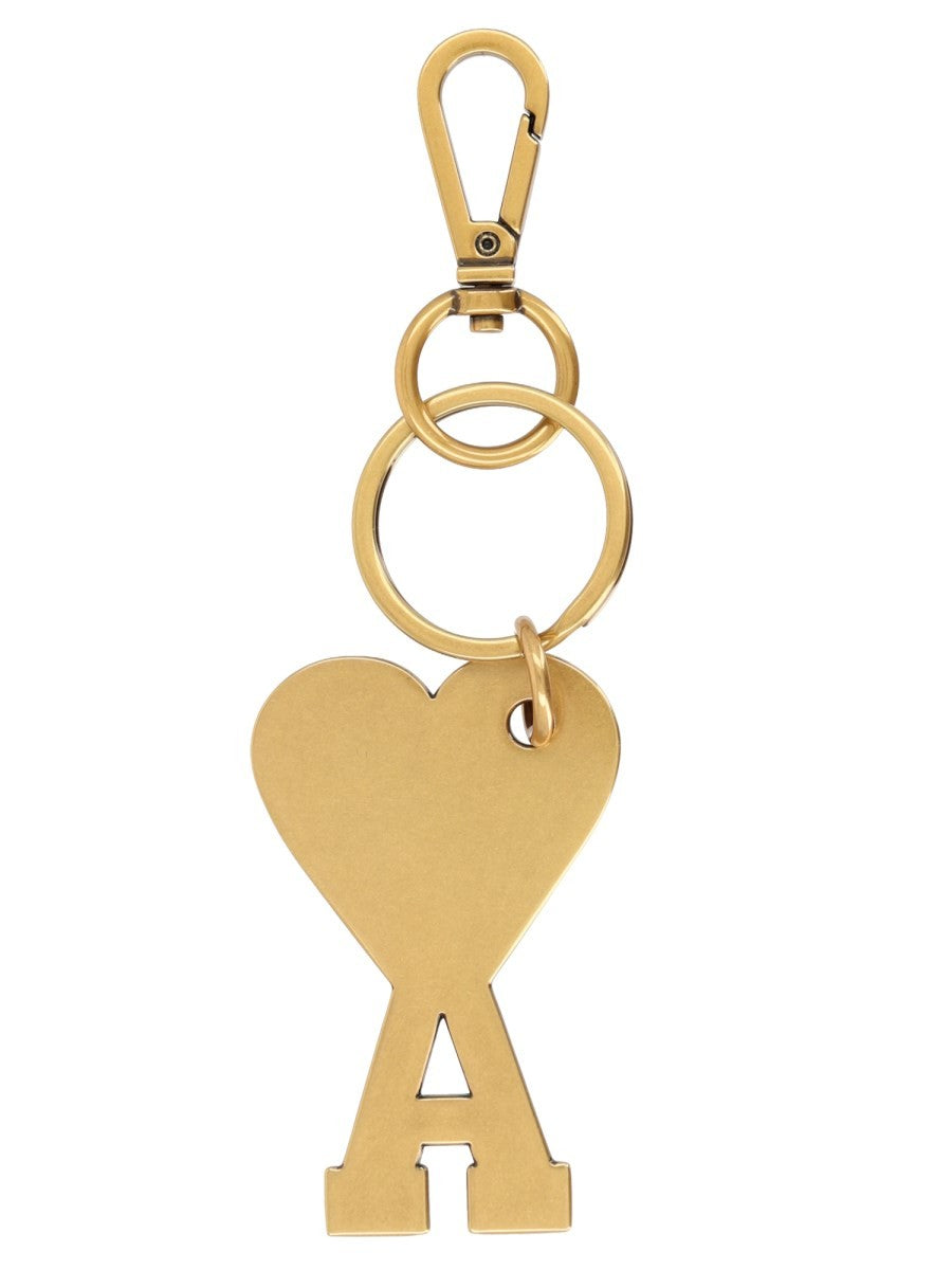 AMI PARIS - Unisex - Gold - Key Holder