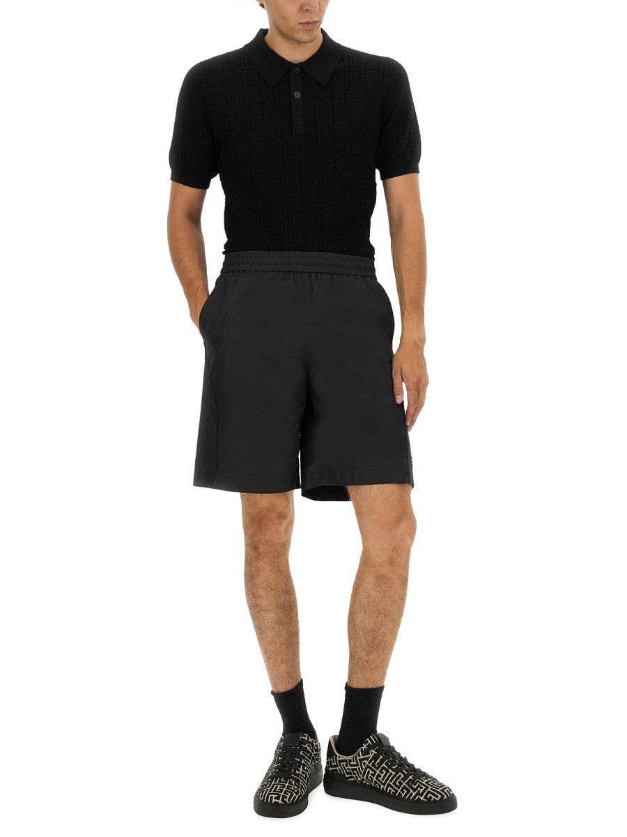 Balmain - Man - Black - Polo Shirt