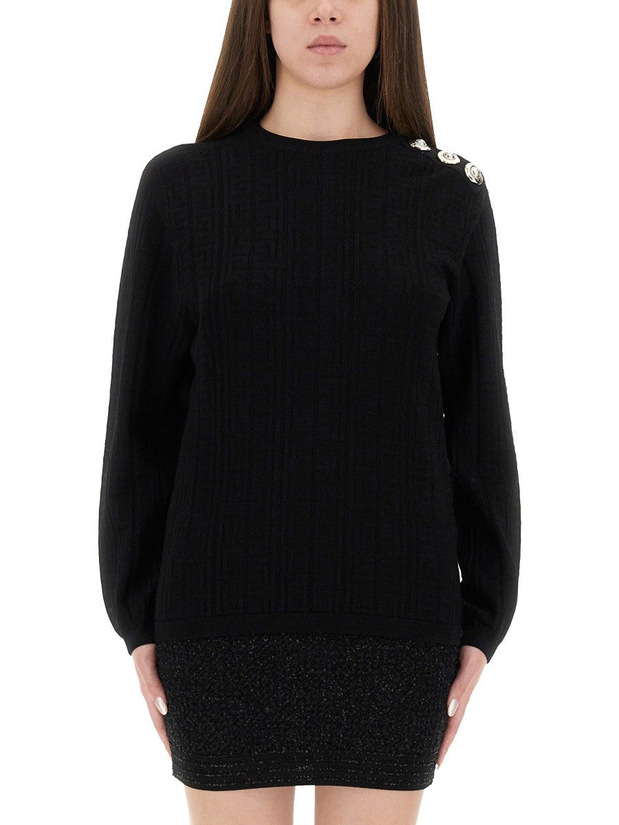 Balmain - Woman - Black - Sweater