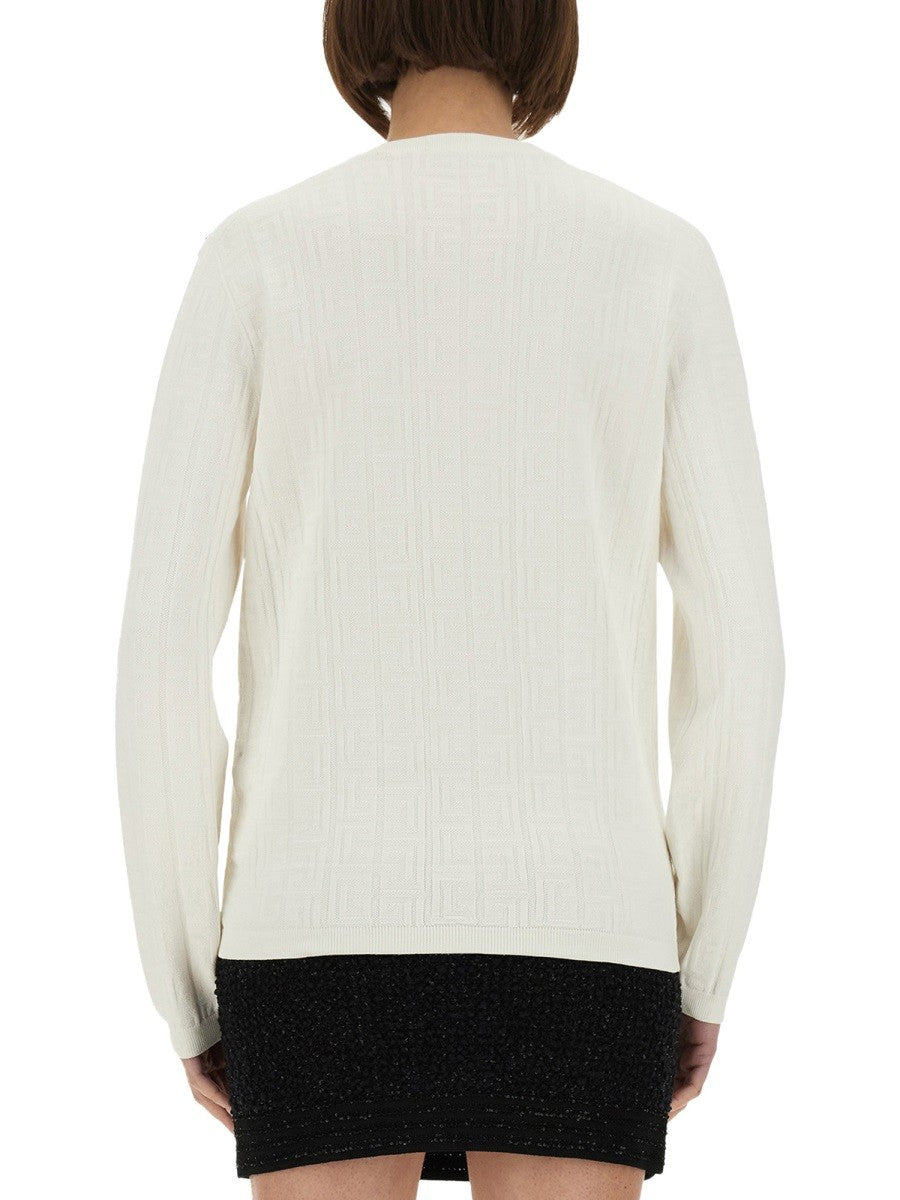 Balmain - Woman - Beige - Sweater