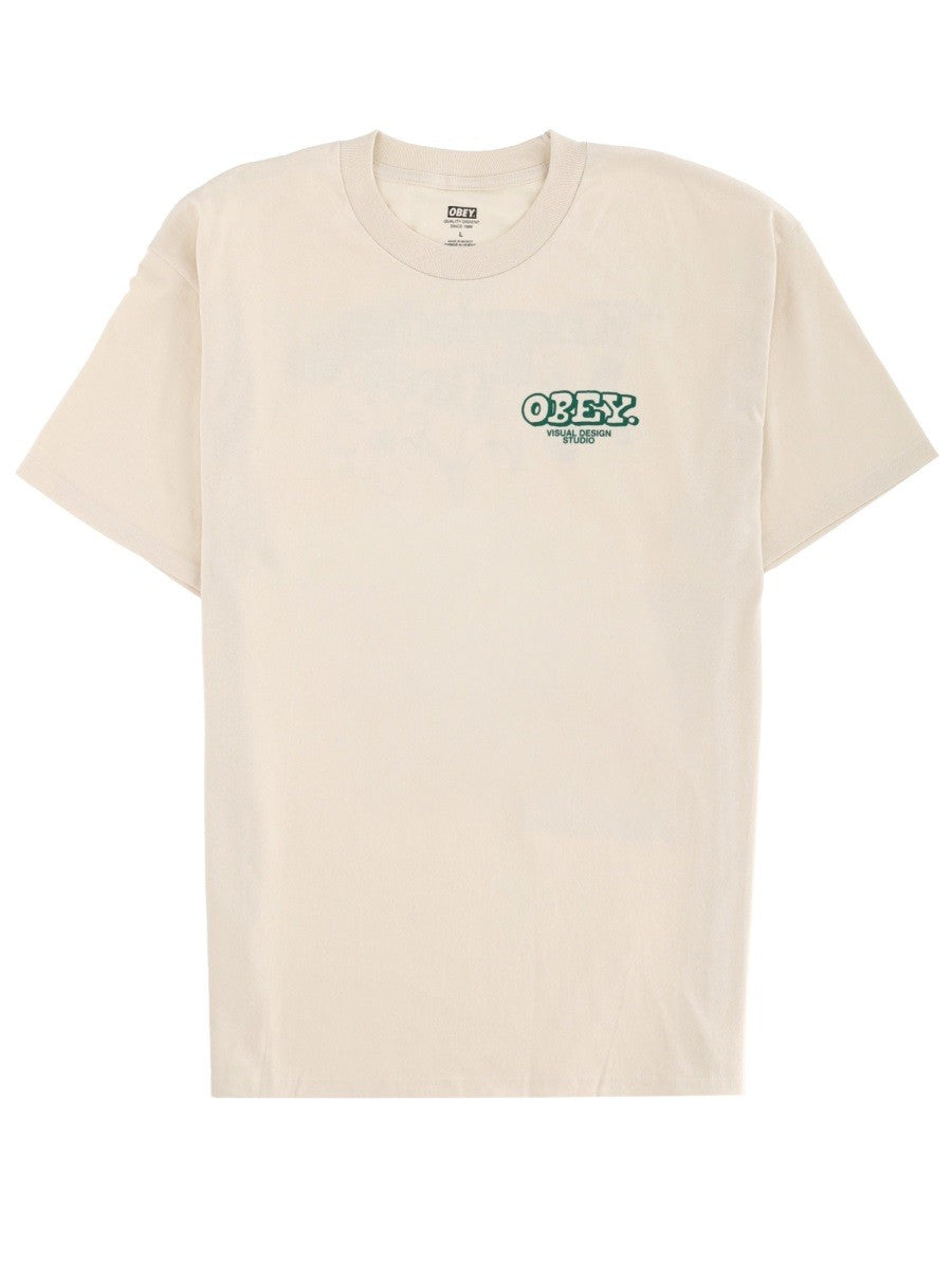 OBEY - Man - Yellow - T-shirt