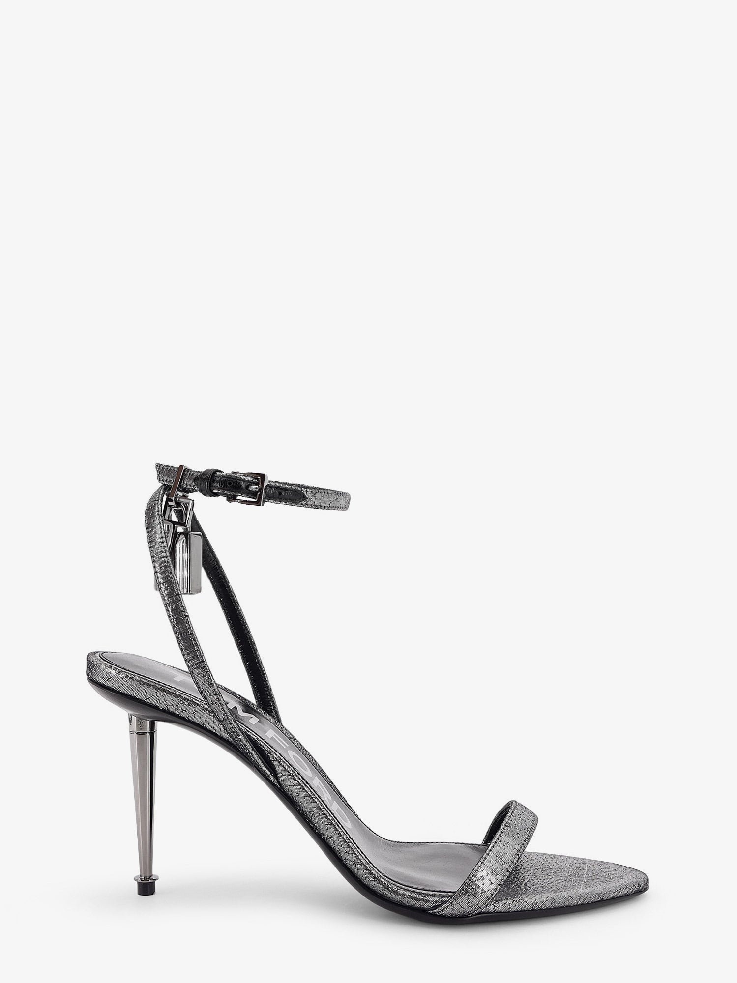 TOM FORD - Woman - Silver - Heeled Sandal