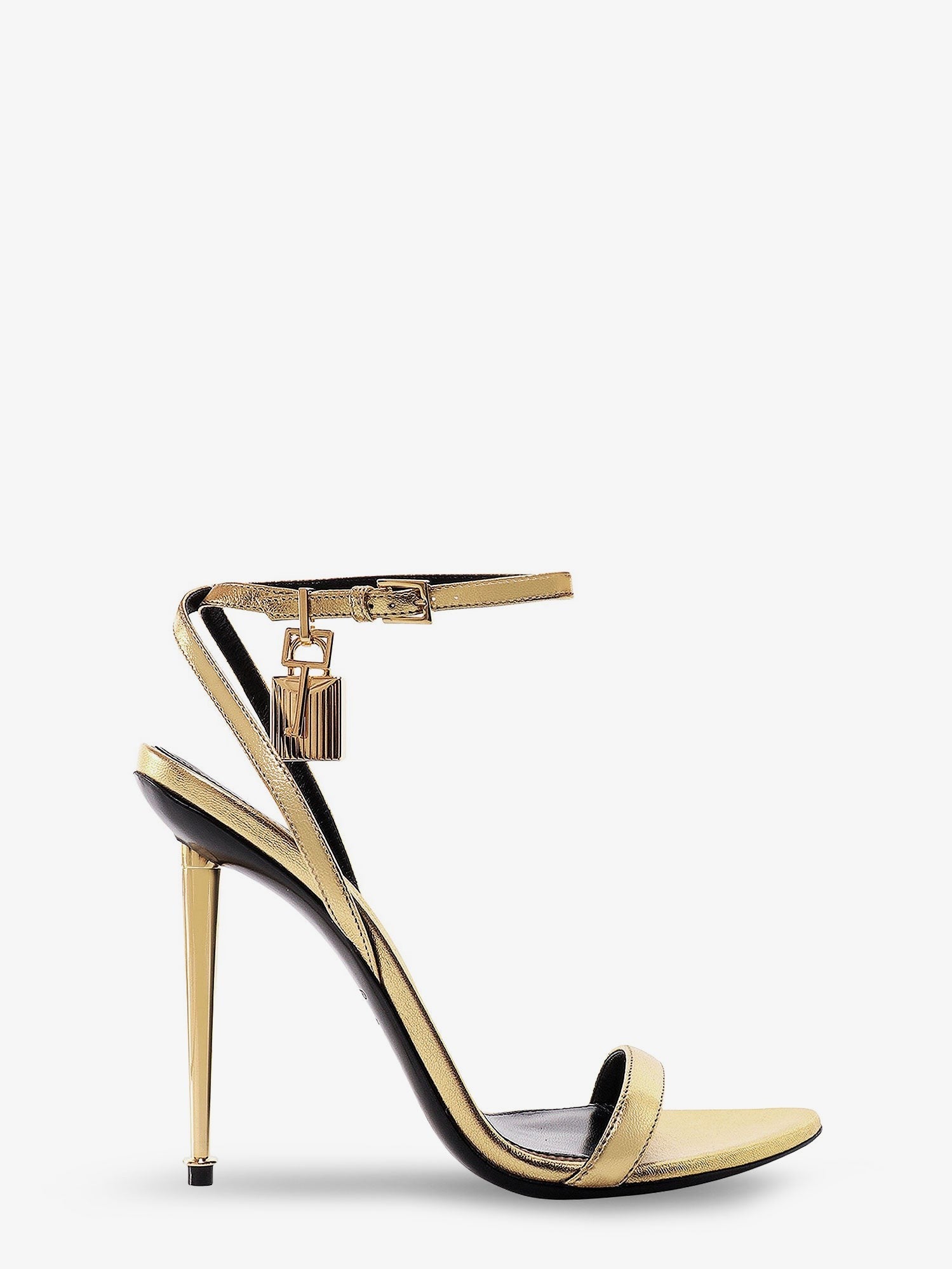 TOM FORD - Woman - Gold - Heeled Sandal