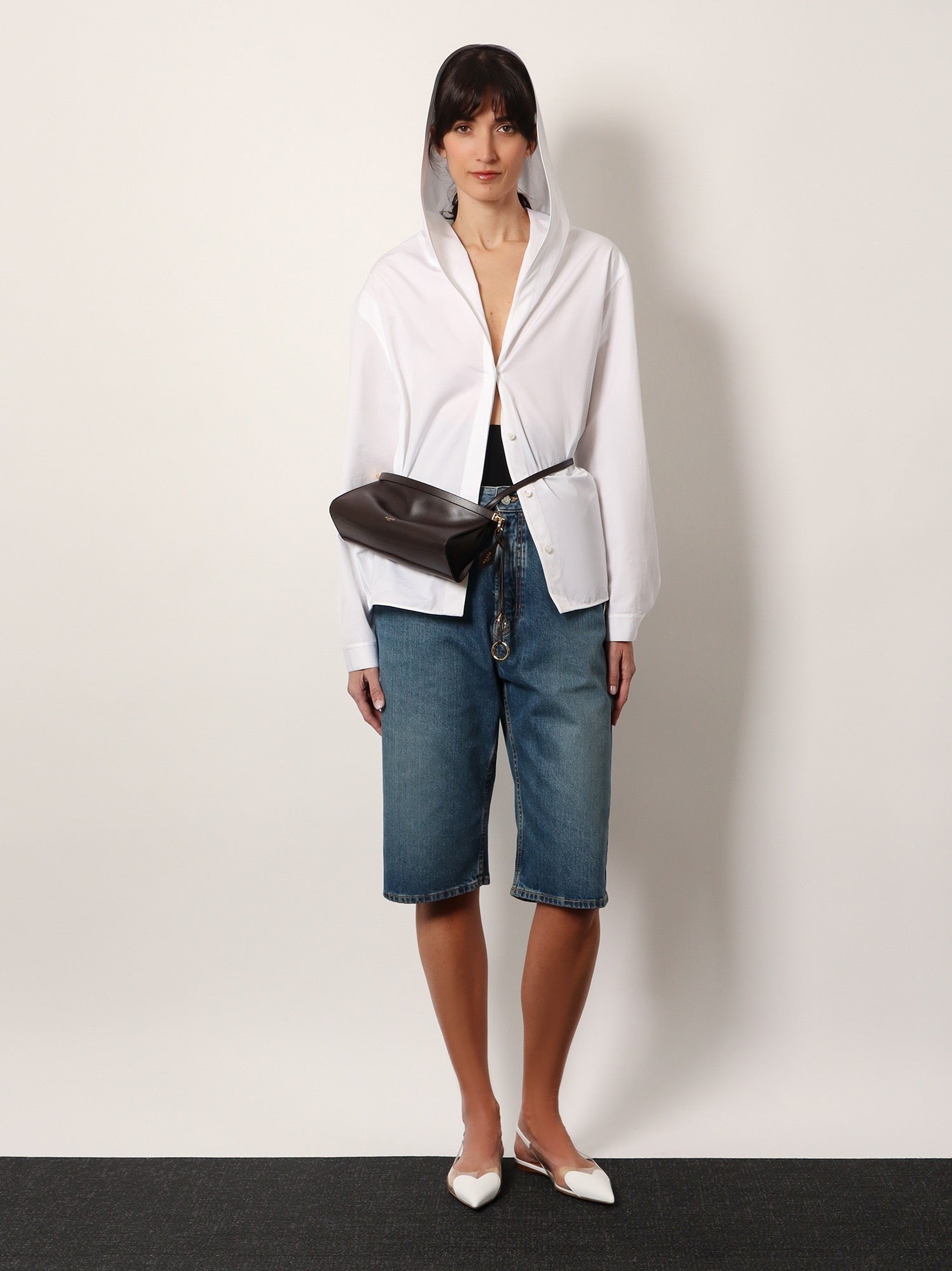 ALAIA - Woman - Marron Fonce - Crossbody Bag