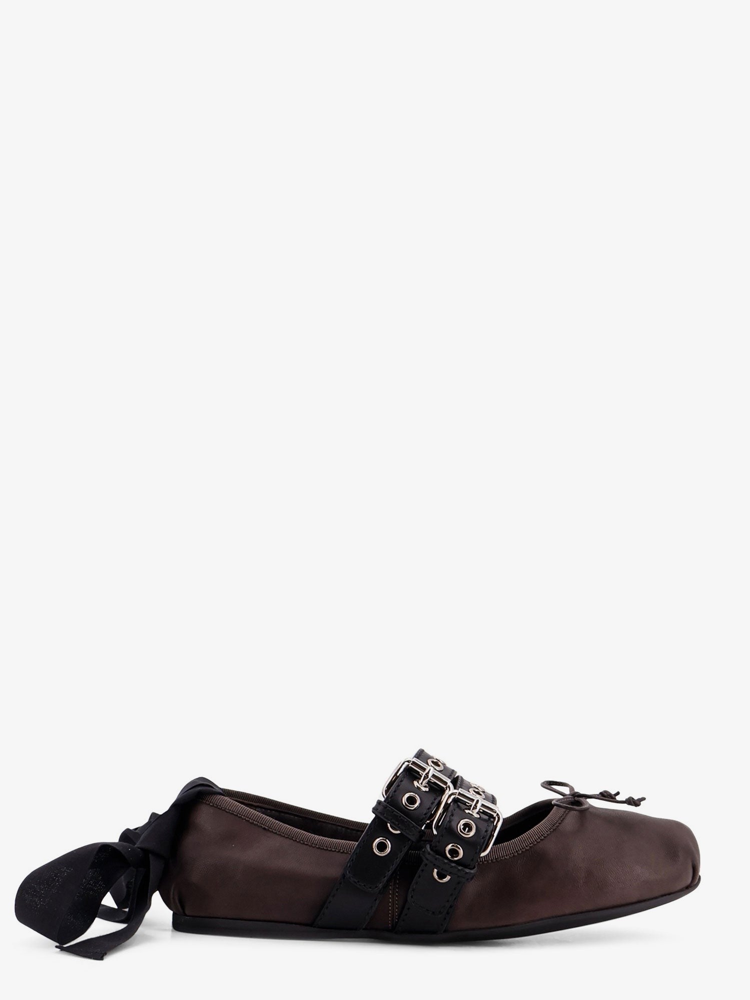 Miu Miu - Woman - Brown - Ballerina