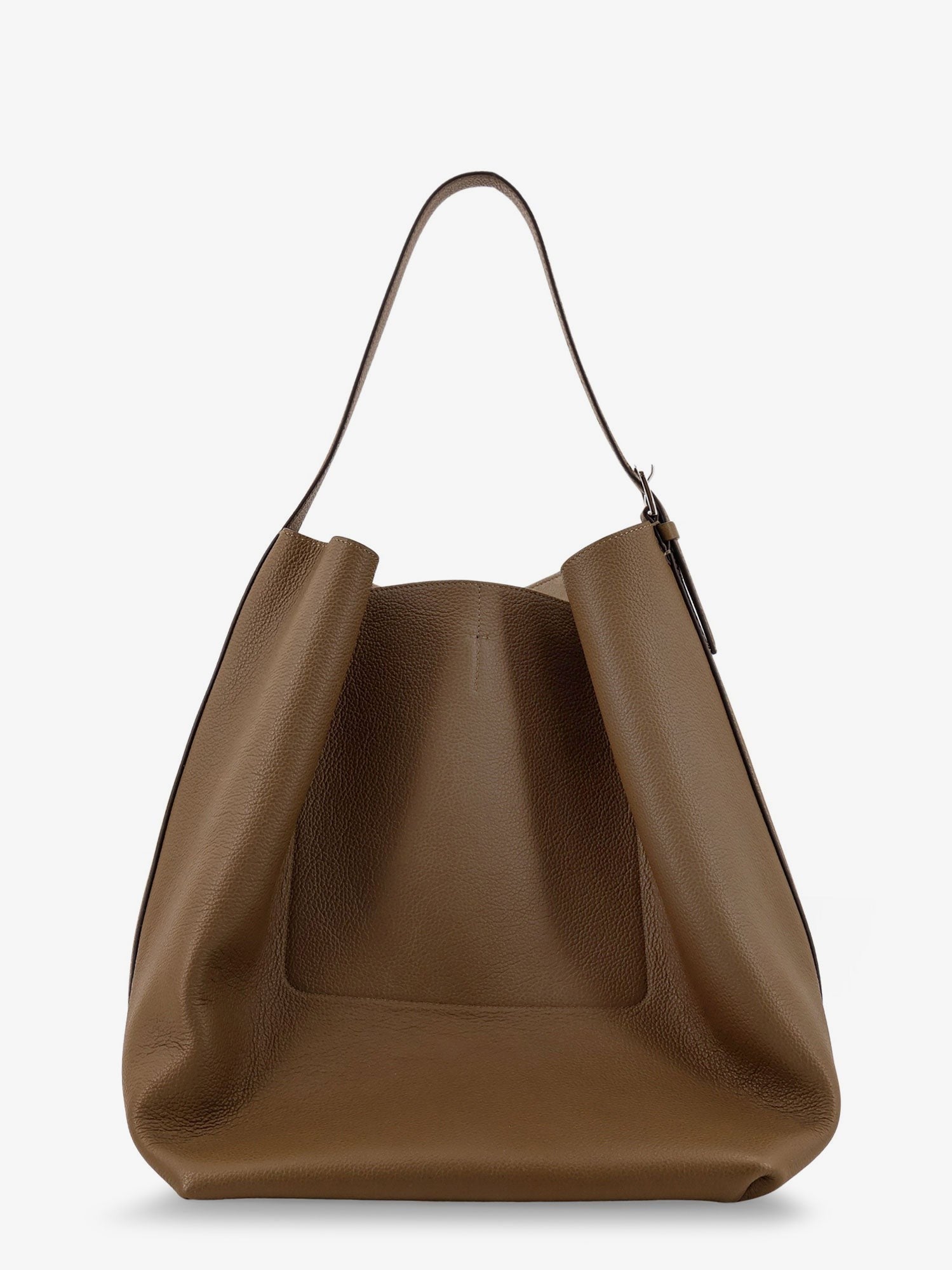 TOTEME - Woman - Dark Taupe - Shoulder Bag
