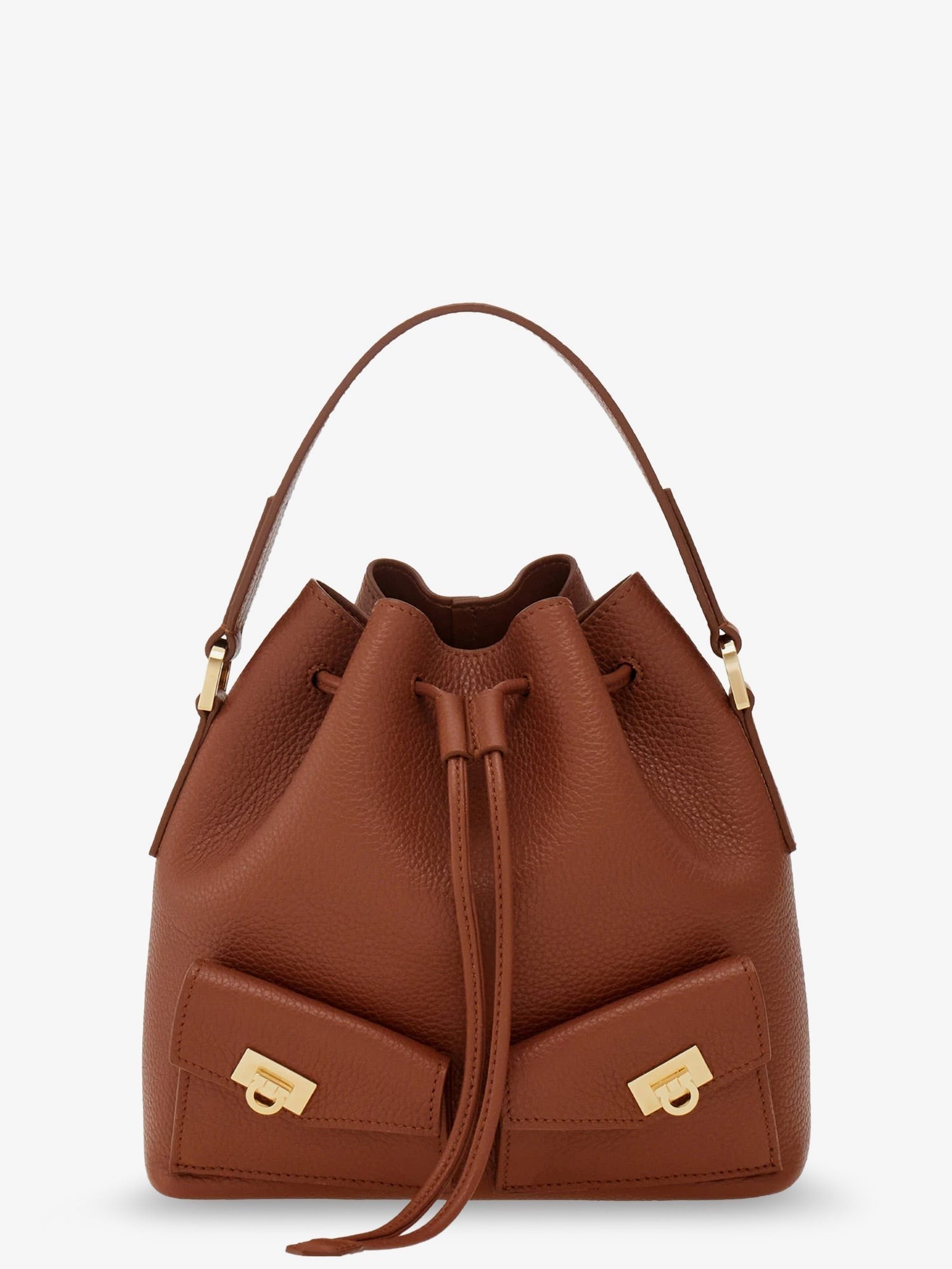 Ferragamo - Woman - Brown - Bucket Bag