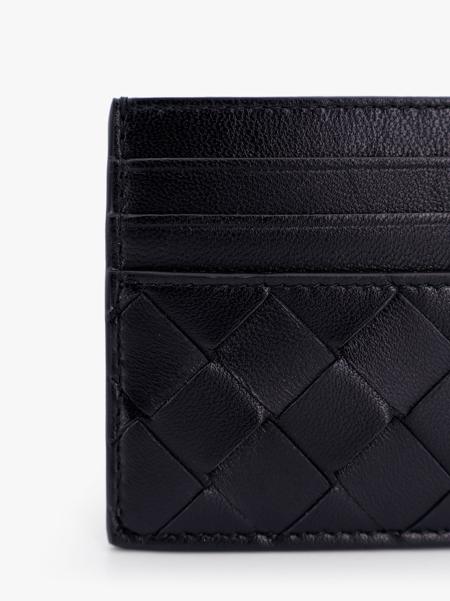 Bottega Veneta - Woman - Black-Gold - Card Holder