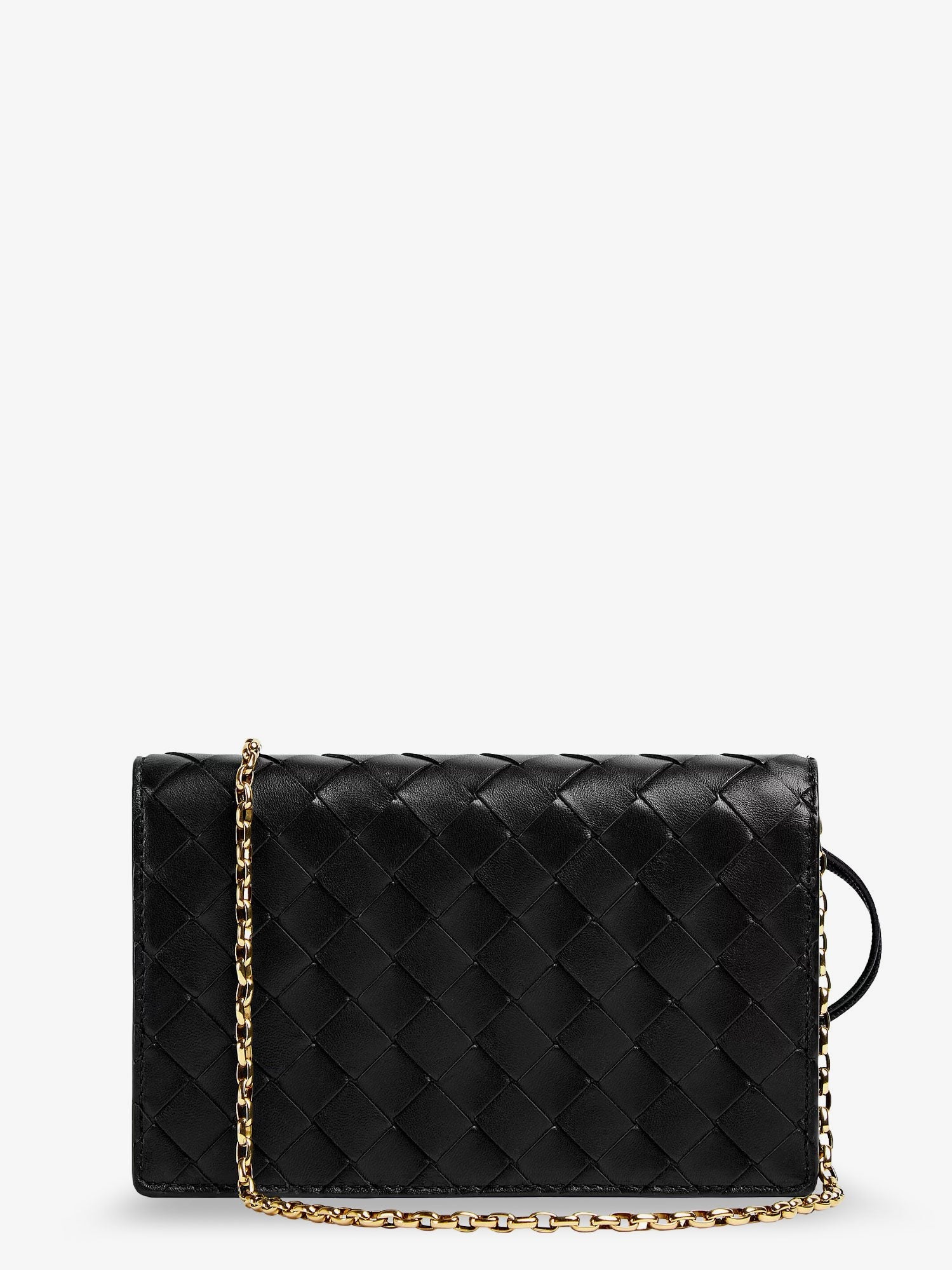 Bottega Veneta - Woman - Black-M Brass - Crossbody Bag