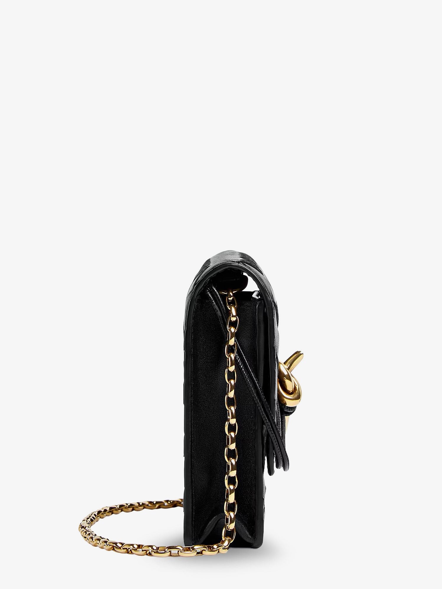 Bottega Veneta - Woman - Black-M Brass - Crossbody Bag