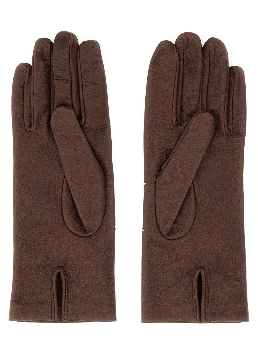 Maison Margiela - Woman - Brown - Gloves