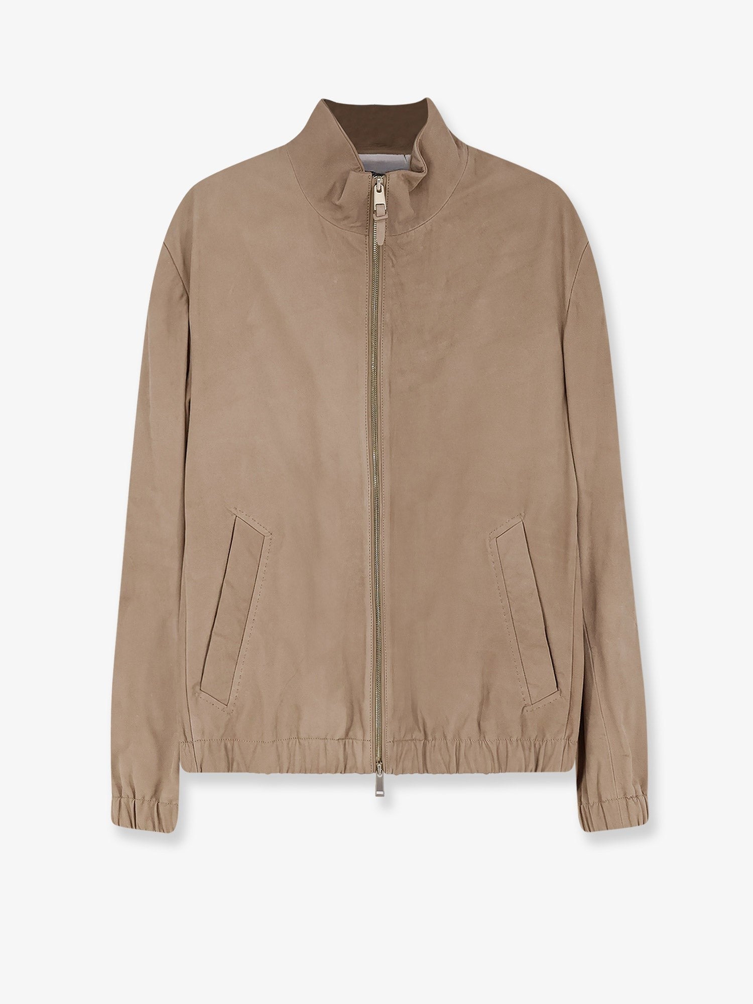 Boss - Man - Beige - Leather Jacket