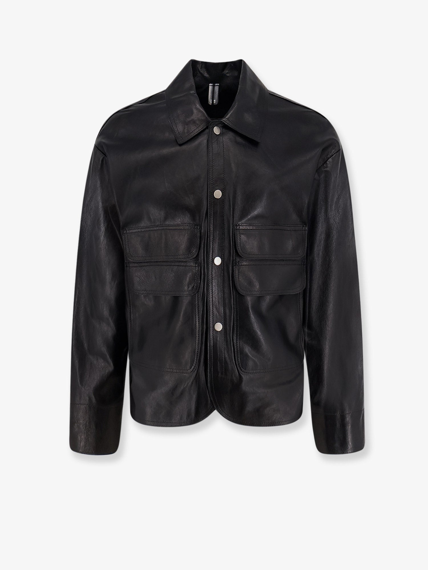 DFOUR - Man - Black - Leather Jacket