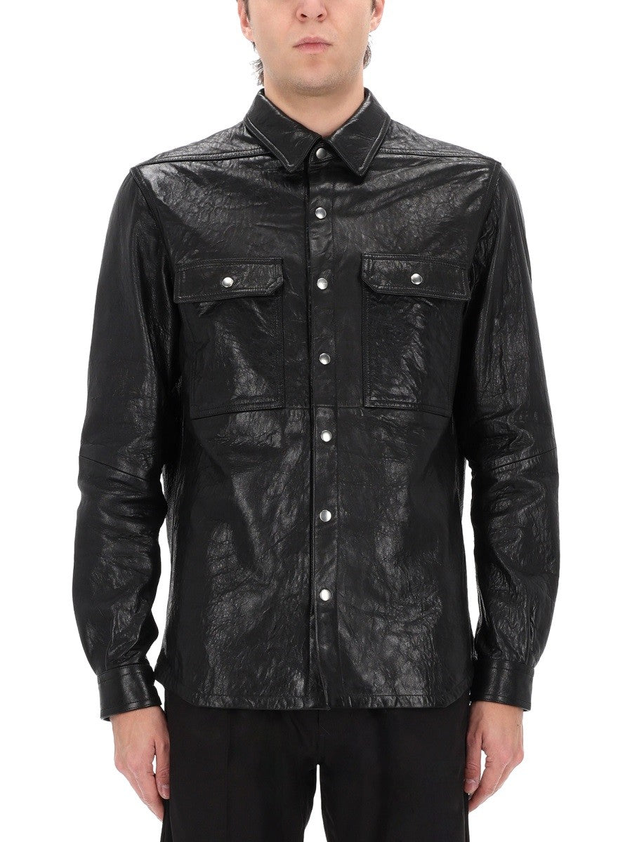 RICK OWENS - Man - Black - Leather Jacket