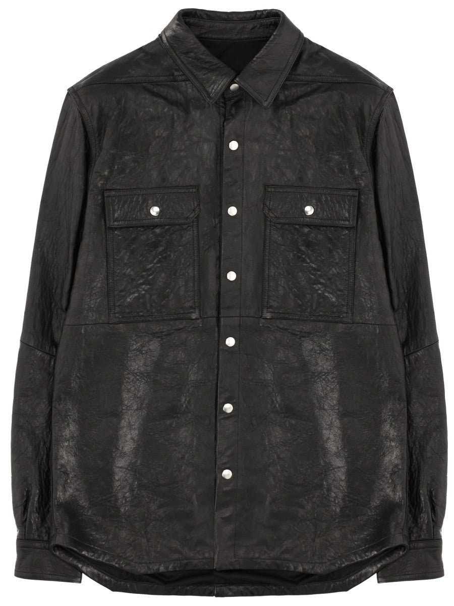 RICK OWENS - Man - Black - Leather Jacket