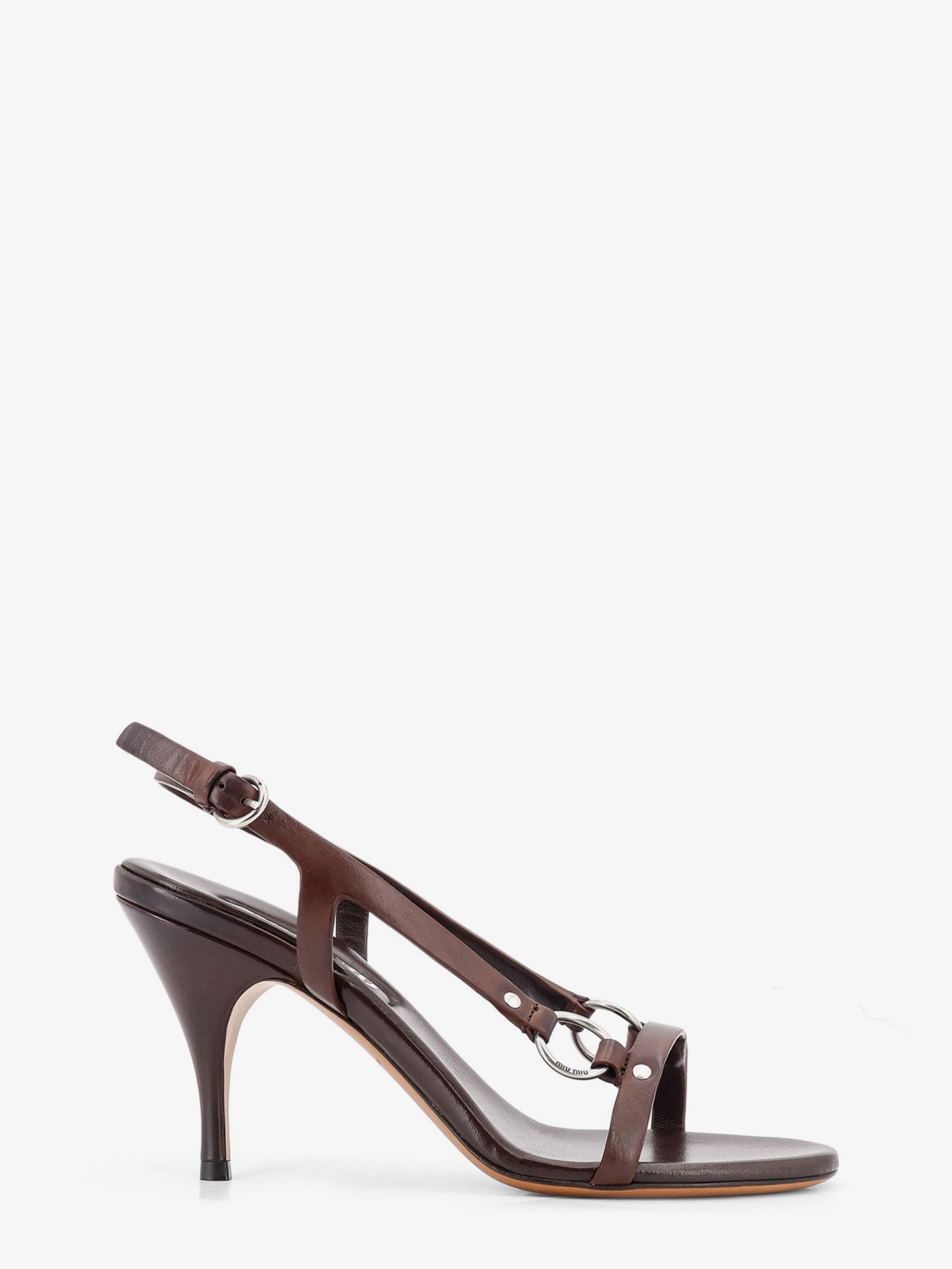 Miu Miu - Woman - Brown - Sandal