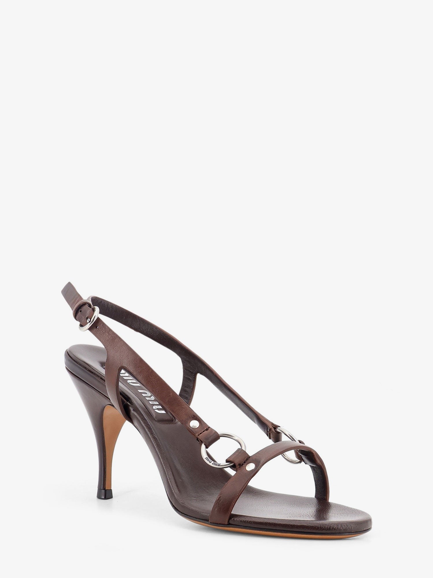 Miu Miu - Woman - Brown - Sandal