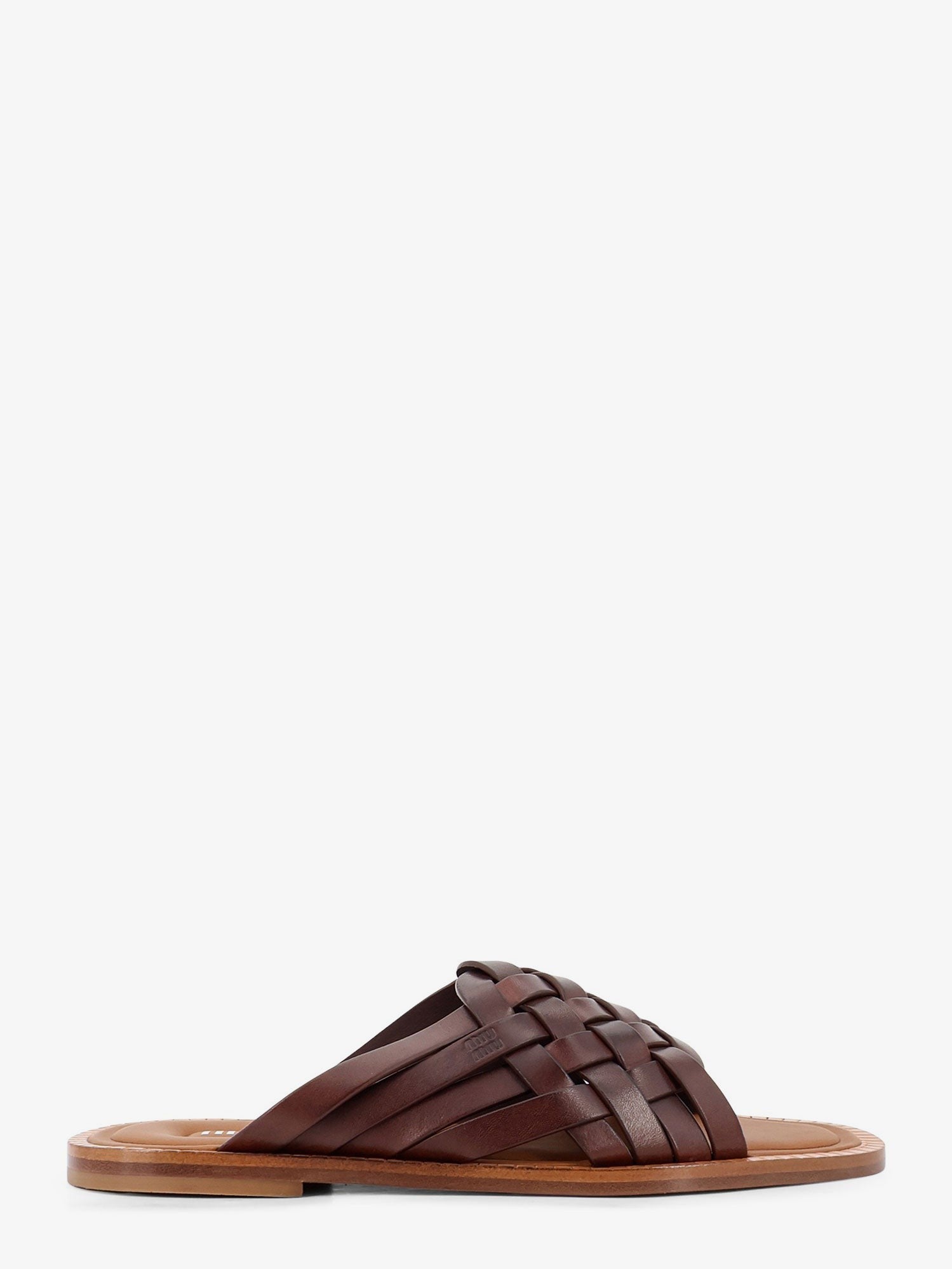 Miu Miu - Woman - Brown - Sandal