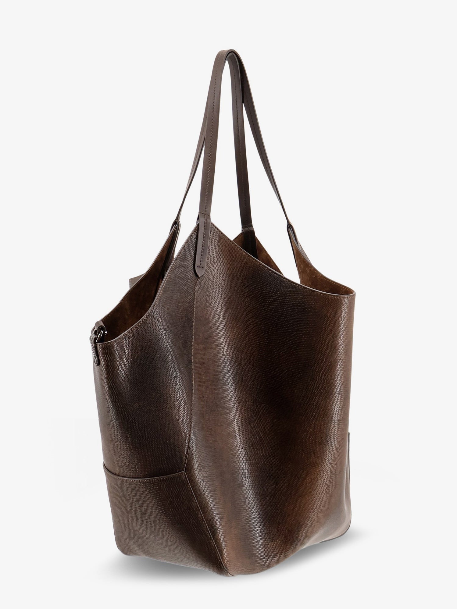 Brunello Cucinelli - Woman - Brown - Shopping Bag