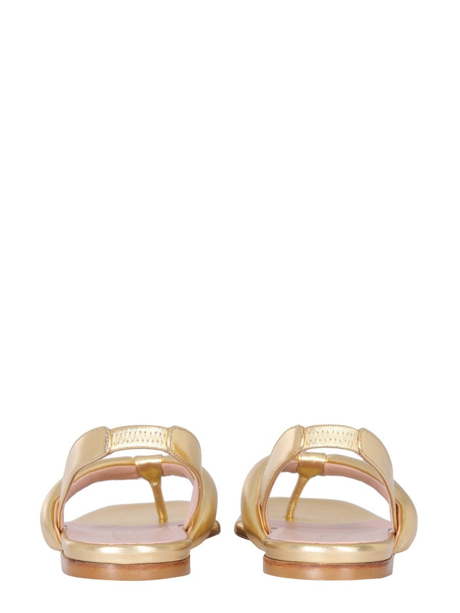 GIA BORGHINI - Woman - Gold - Sandal
