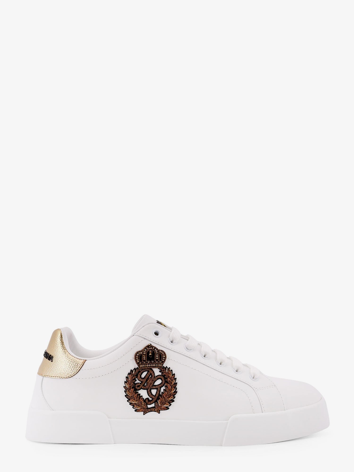 Dolce & Gabbana - Man - Bianco Oro Scuro - Sneaker