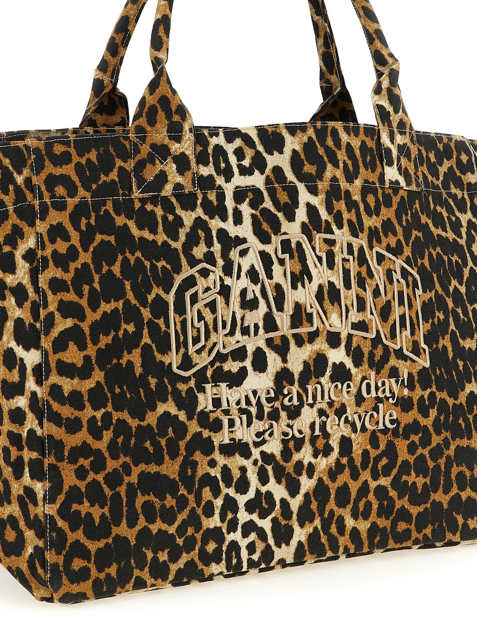 GANNI - nan - Brown - Tote bag