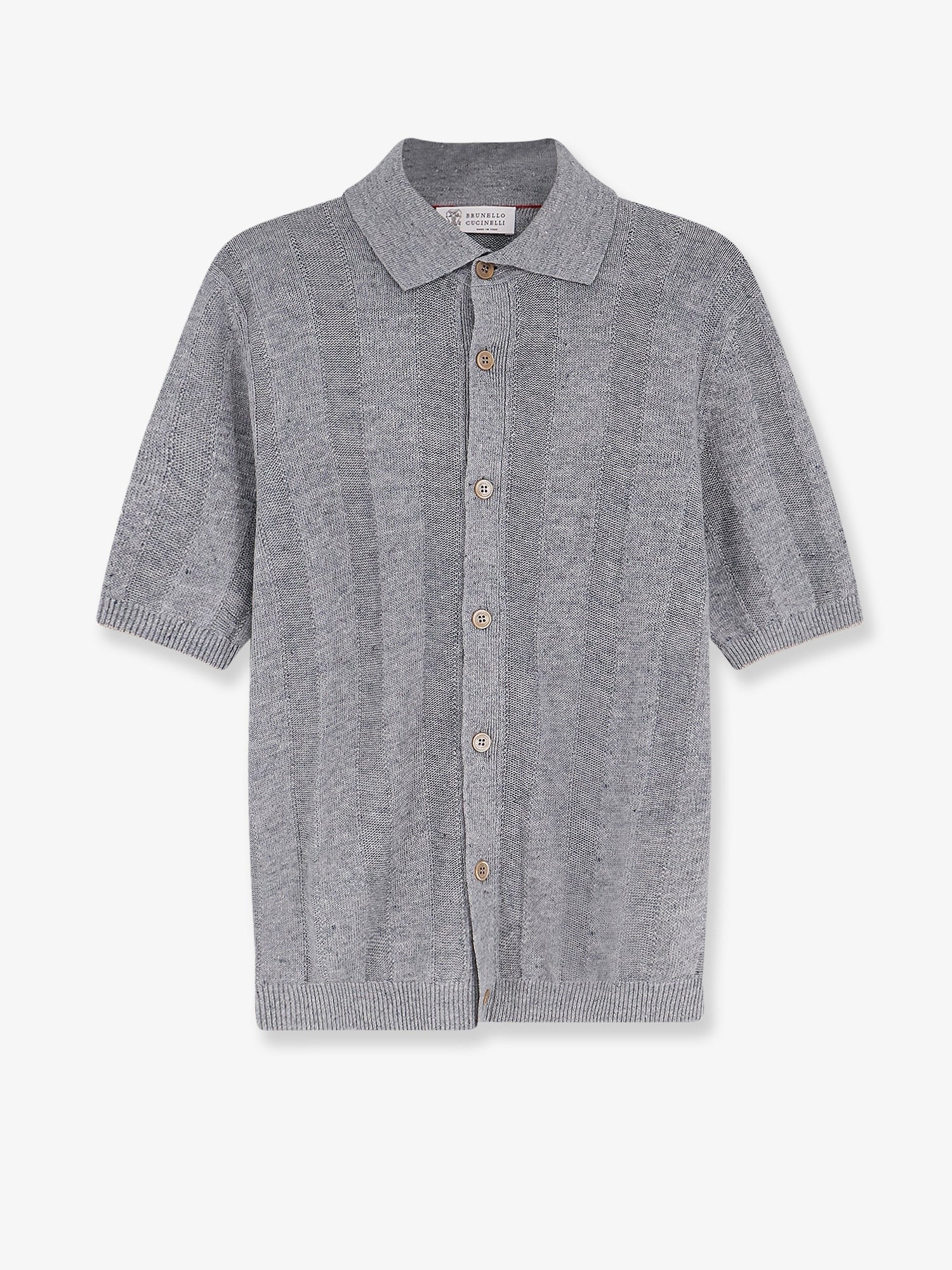 Brunello Cucinelli - Man - Grey - Knit Sweater