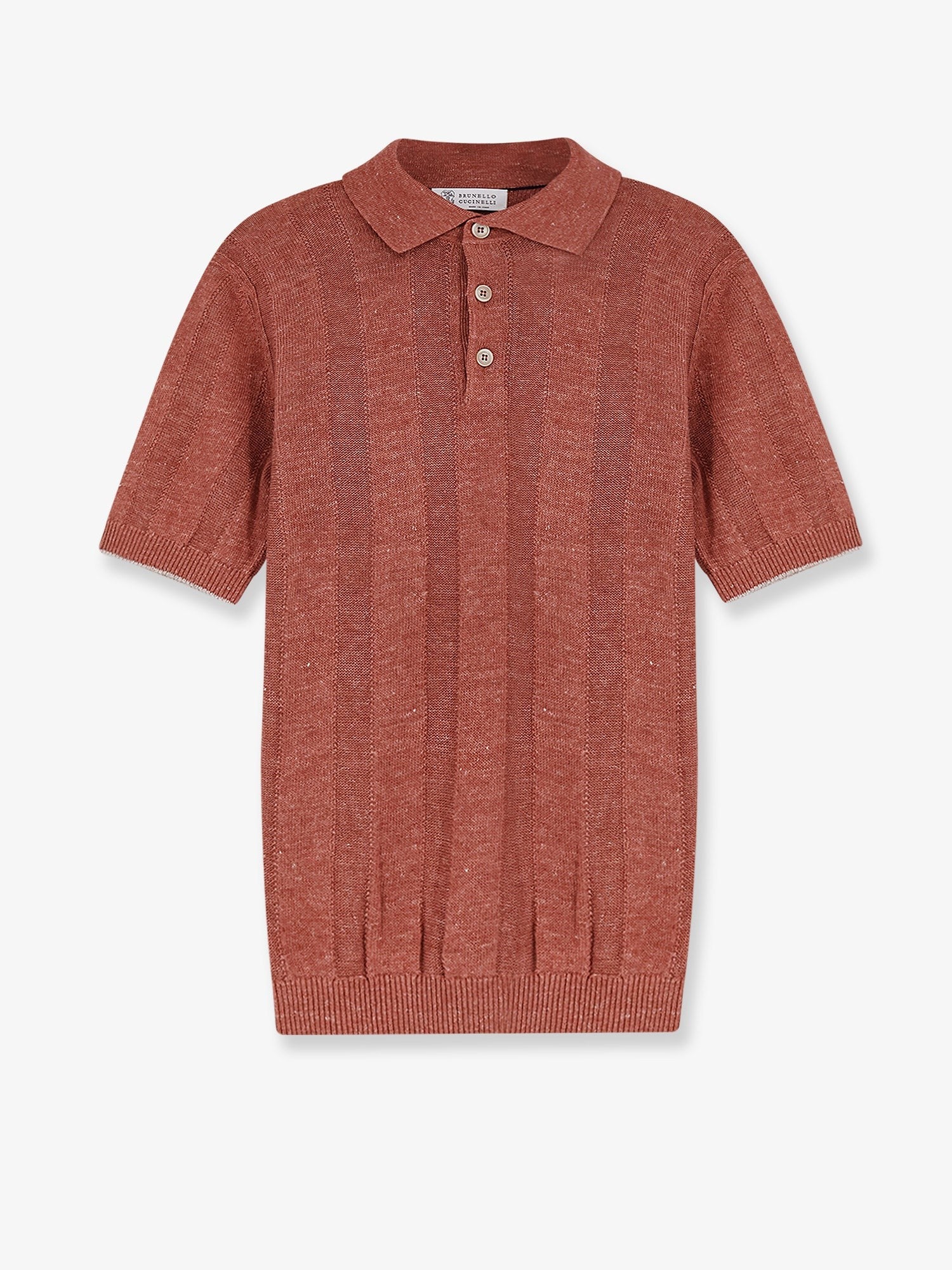 Brunello Cucinelli - Man - Red - Polo Shirt