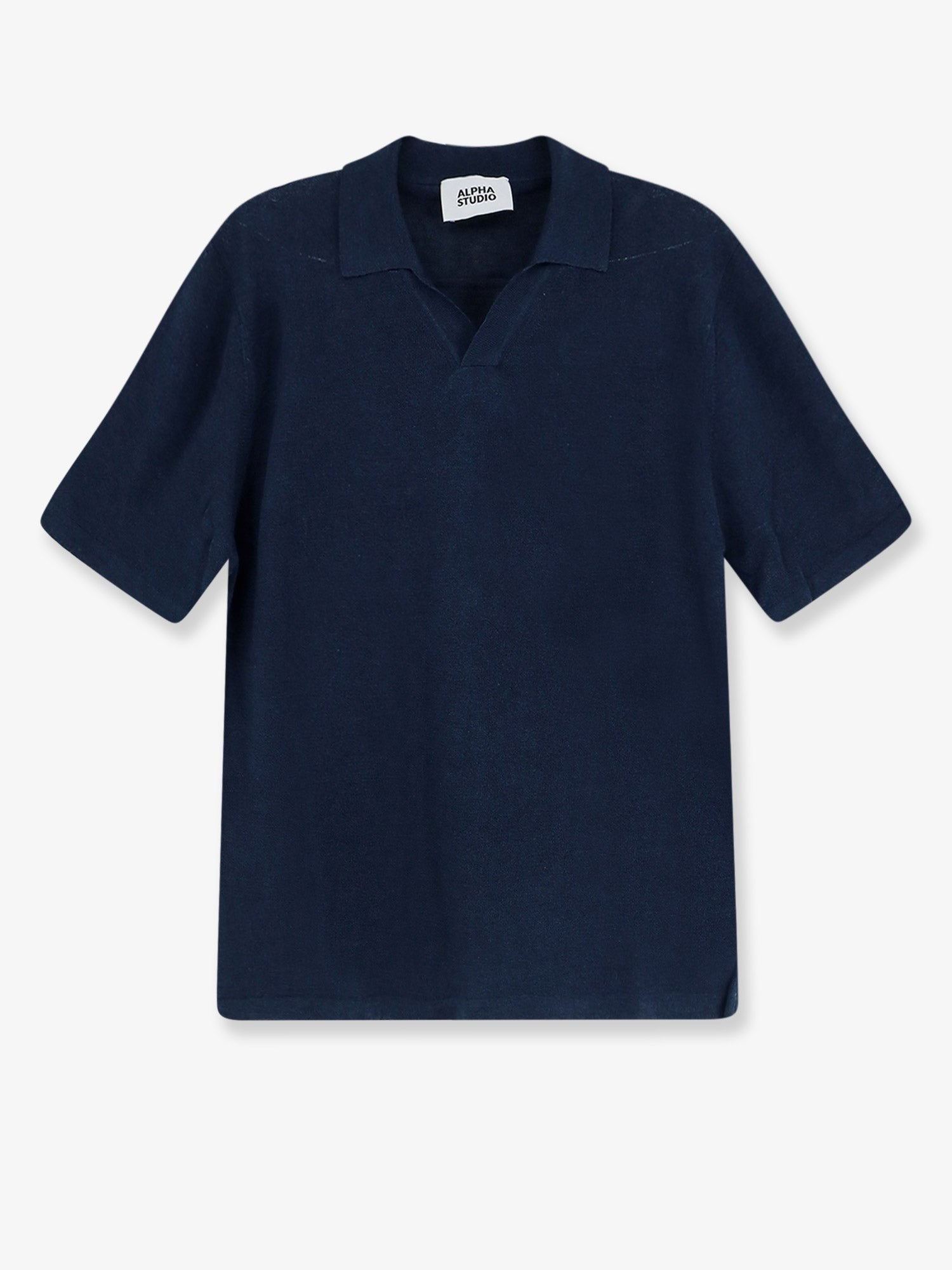 ALPHA-STUDIO - Man - Blue - Polo Shirt