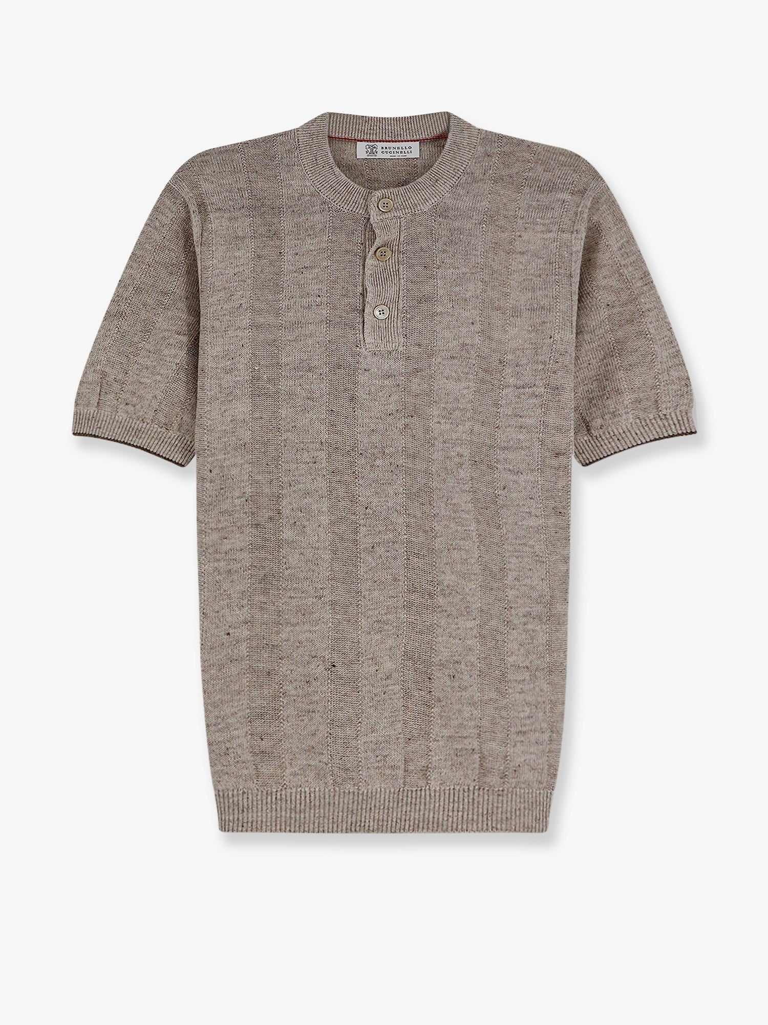 Brunello Cucinelli - Man - Beige - Knit Sweater