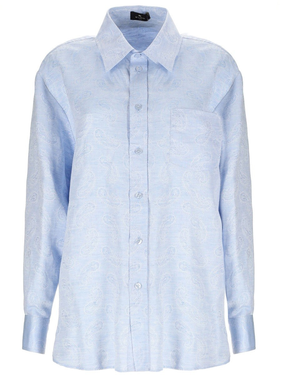 Etro - Woman - Blue - Shirt
