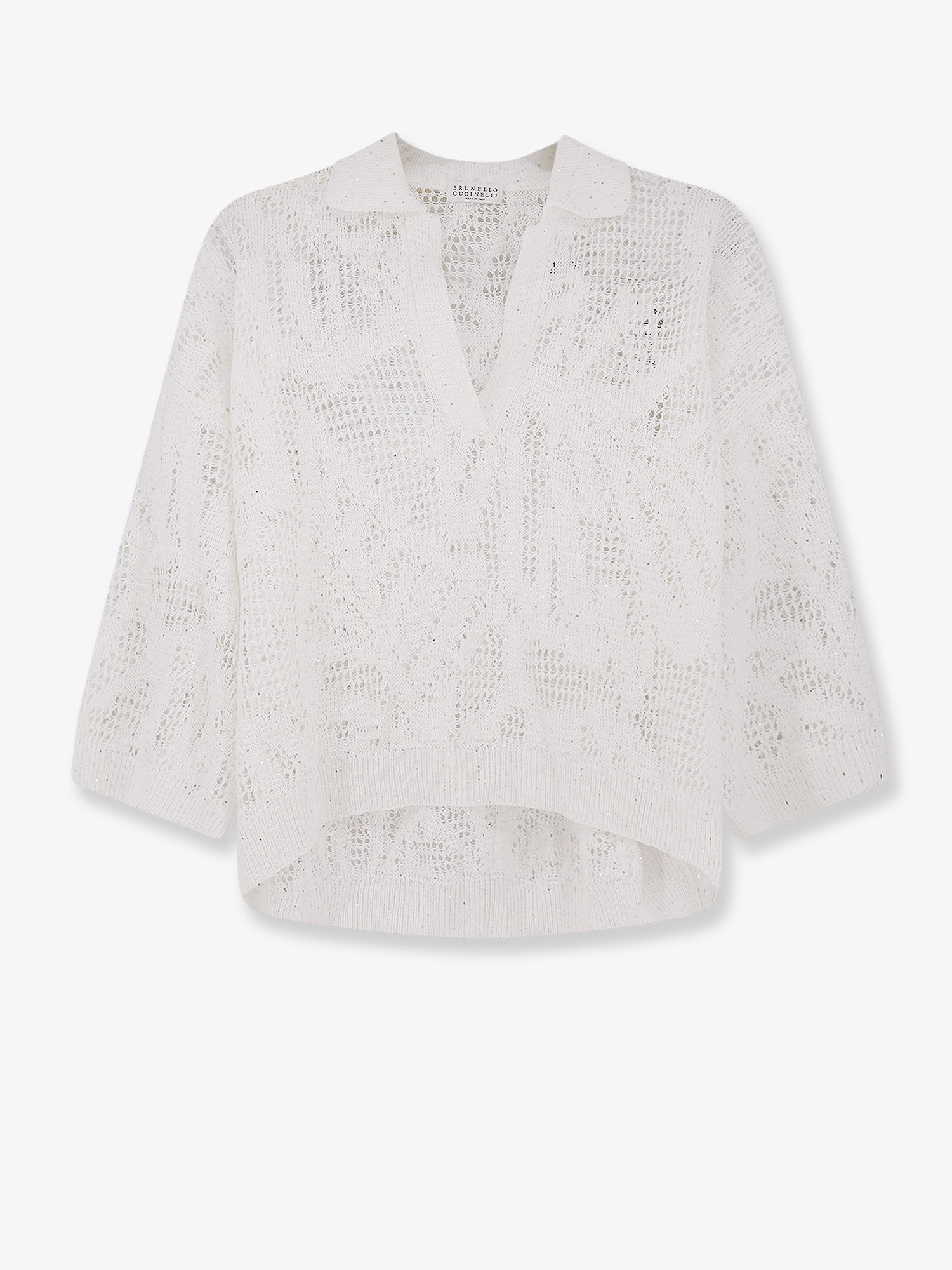Brunello Cucinelli - Woman - White - Knit Sweater
