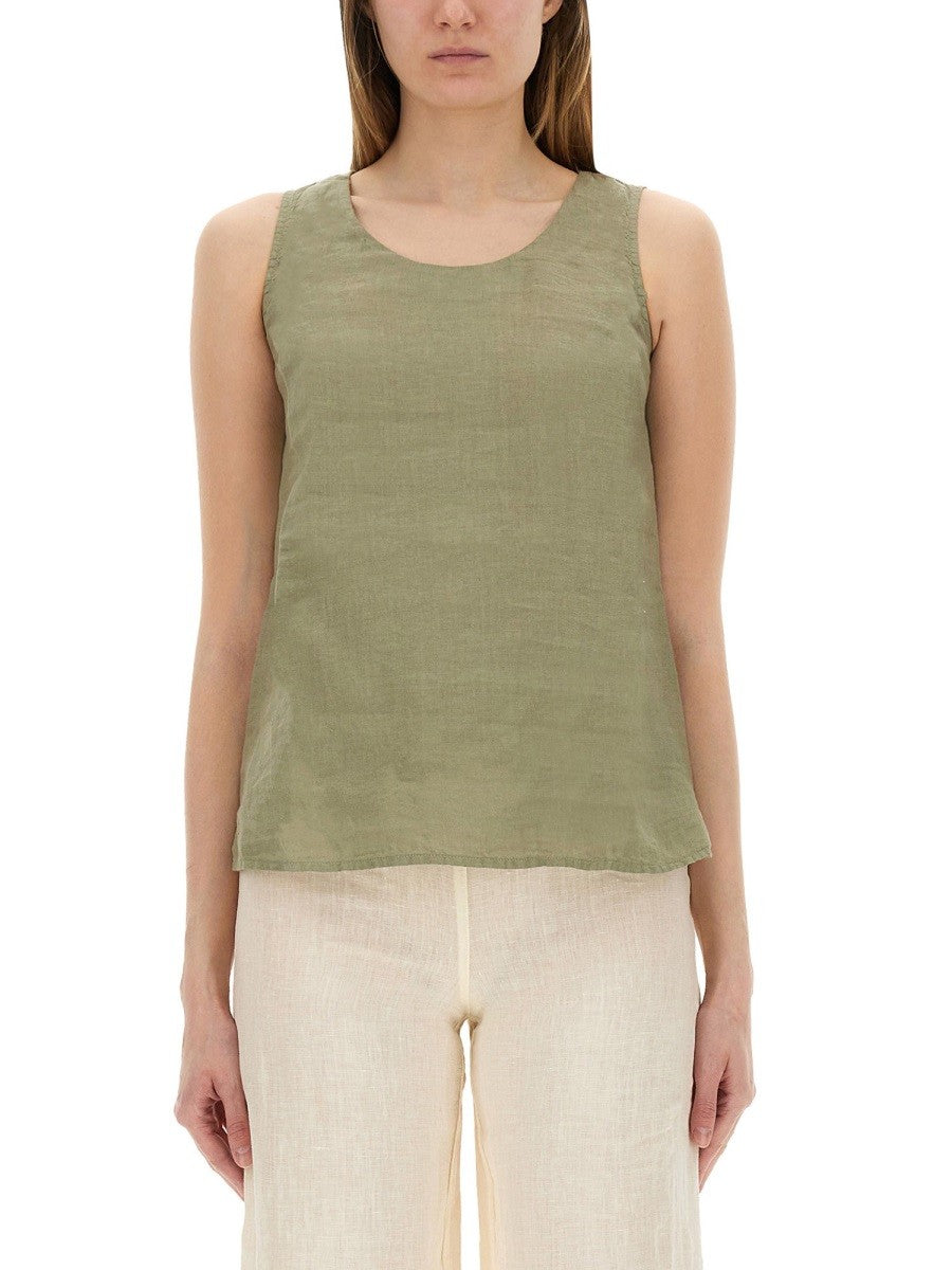 120% LINO - Woman - Green - Top