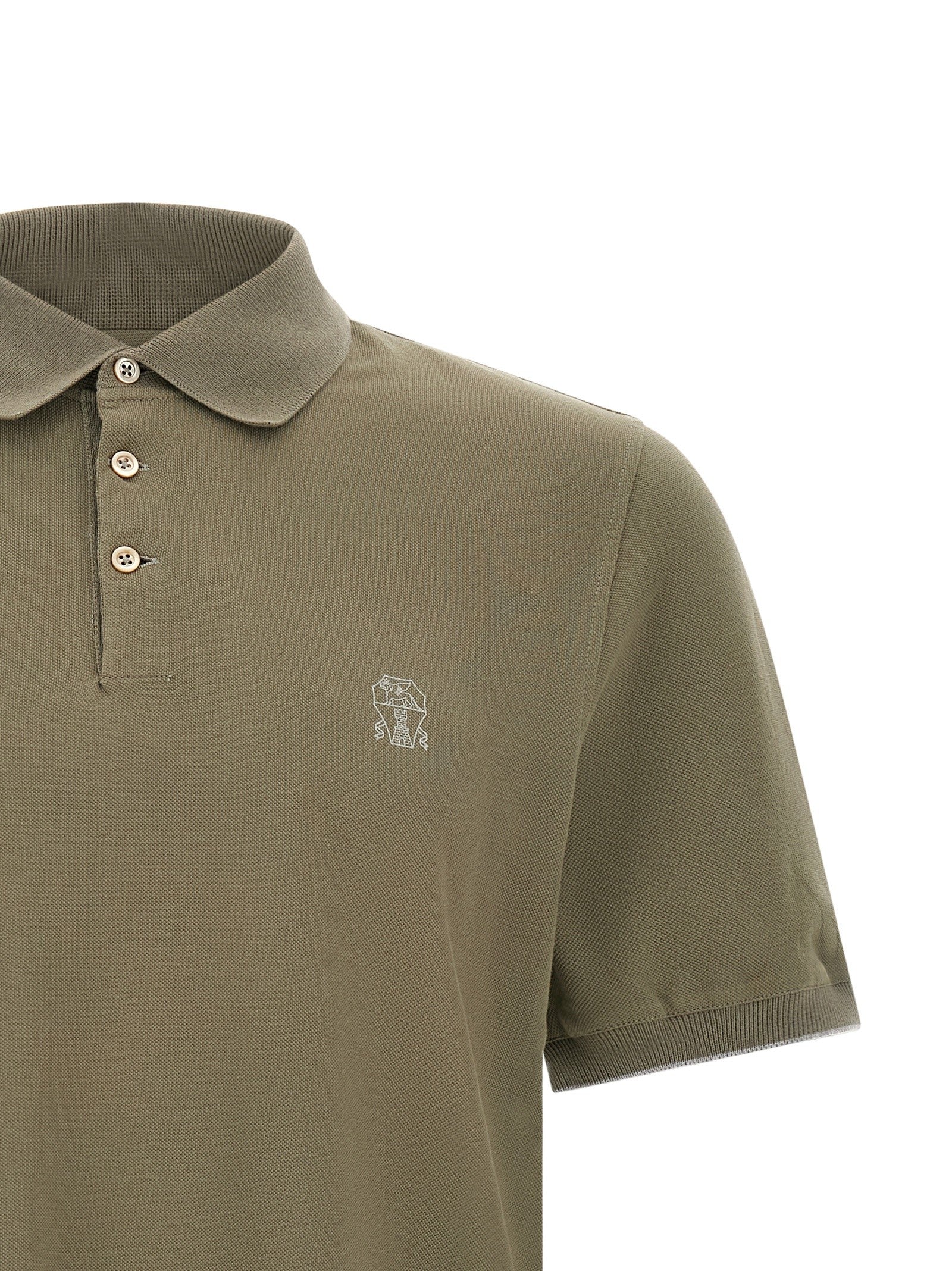 Brunello Cucinelli - nan - Green - Polo Shirt
