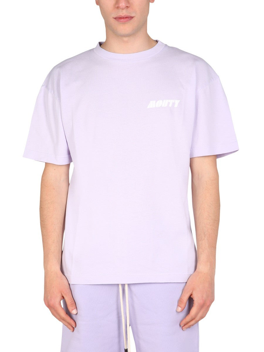 MOUTY - Man - Purple - T-shirt