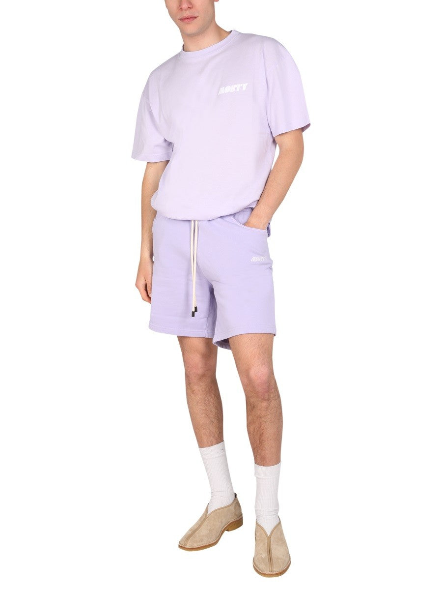 MOUTY - Man - Purple - T-shirt