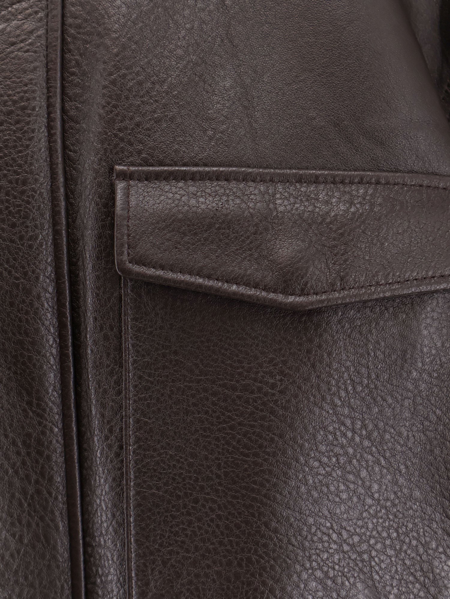 TONYWACK - Woman - Brown - Leather Jacket