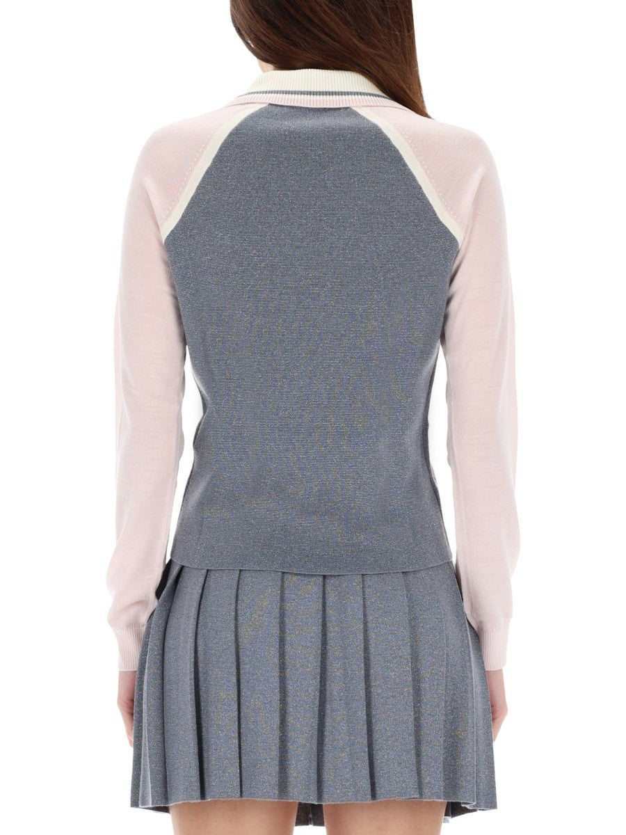 CASABLANCA - Woman - Silver - POLO SHIRT