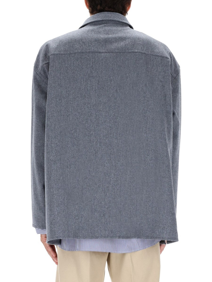 AMI PARIS - Man - Grey - Polo Shirt