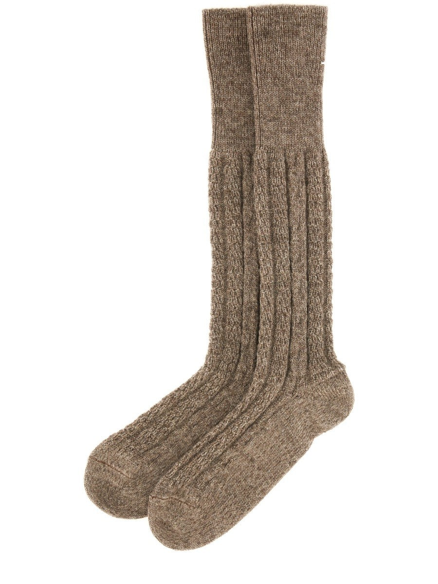 Maison Margiela - Man - Brown - Socks