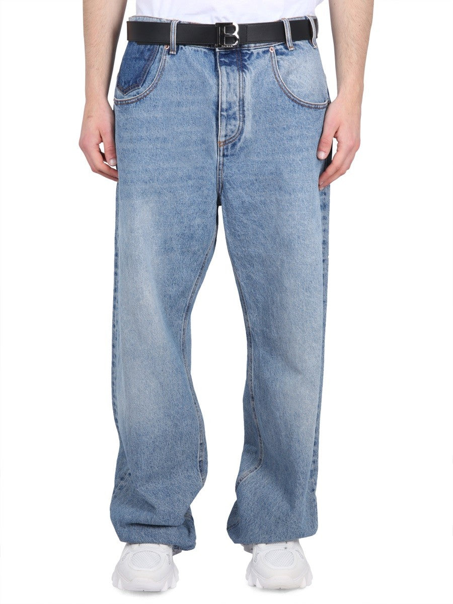 Balmain - Man - Blue - Jeans