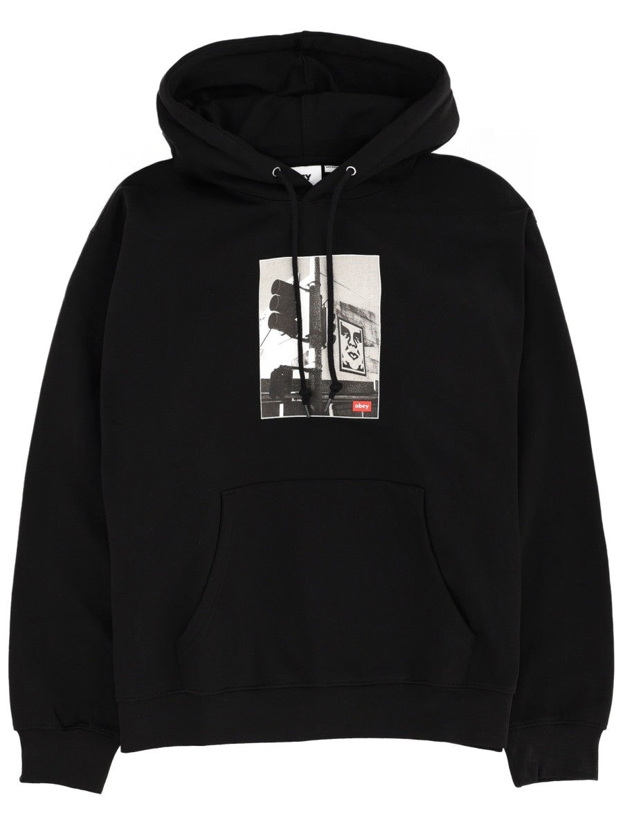 OBEY - Man - Black - Sweatshirt